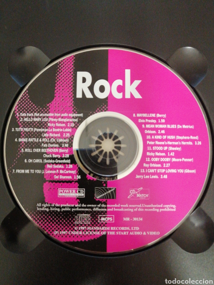 CDs de m&uacute;sica: CD-ROM + 12 TEMAS LOS GRANDES &Eacute;XITOS ROCK POWER CD - Foto 3