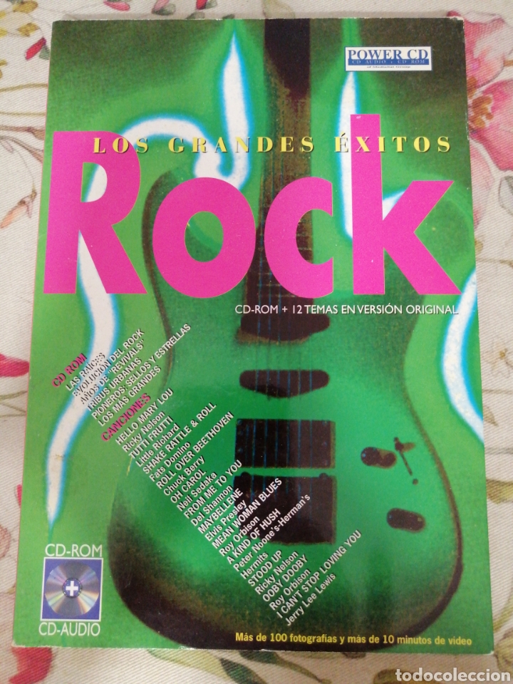 CDs de m&uacute;sica: CD-ROM + 12 TEMAS LOS GRANDES &Eacute;XITOS ROCK POWER CD - Foto 1