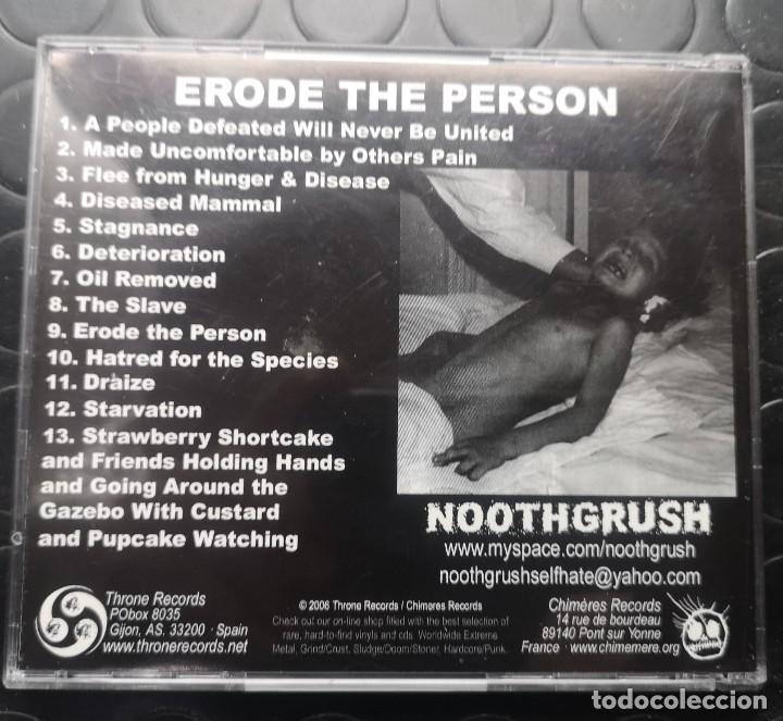 CDs de m&uacute;sica: NOOTHGRUSH - ERODE THE PERSON - CD oferta - Foto 2