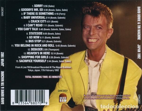 CDs de m&uacute;sica: David Bowie & Tin Machine - Japan 1992 - Foto 2
