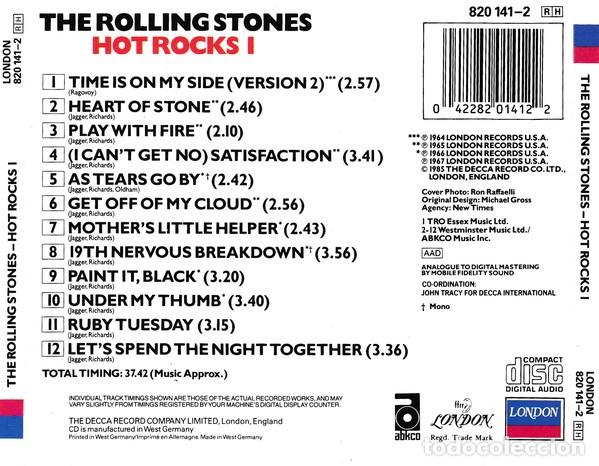 CDs de m&uacute;sica: The Rolling Stones - Hot Rocks 1 - Foto 2