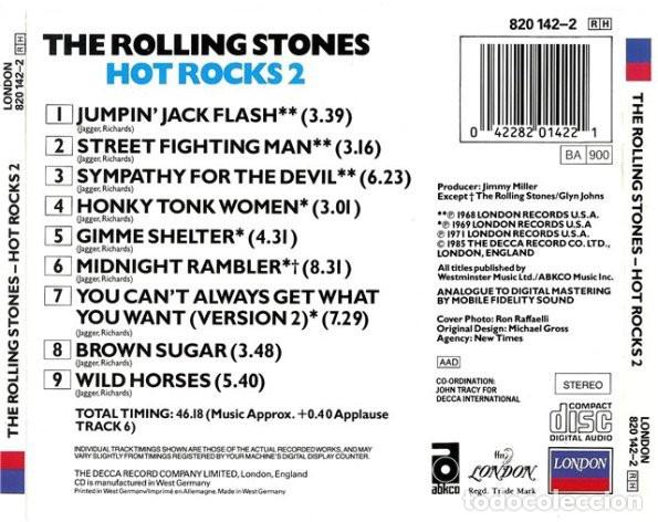CDs de m&uacute;sica: Rolling Stones - Hot Rocks 2 - Foto 2