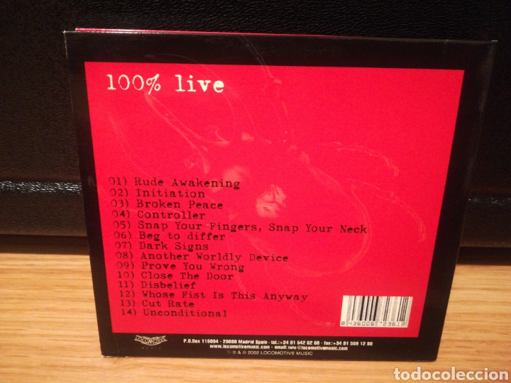 CDs de m&uacute;sica: PRONG - 100% live - Foto 3