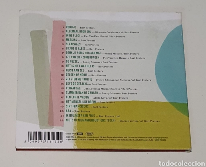 CDs de m&uacute;sica: BART PEETERS / CD / HET BESTE EN TOT NOG EENS - Foto 3