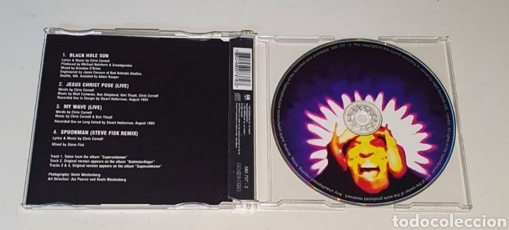 CDs de m&uacute;sica: SOUNDGARDEN / CD SINGLE / BLACK HOLE SUN - Foto 2