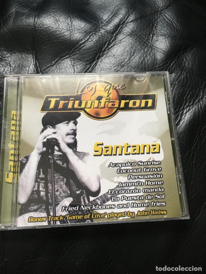 CDs de m&uacute;sica: CD LOS QUE TRIUNFARON SANTANA - Foto 1