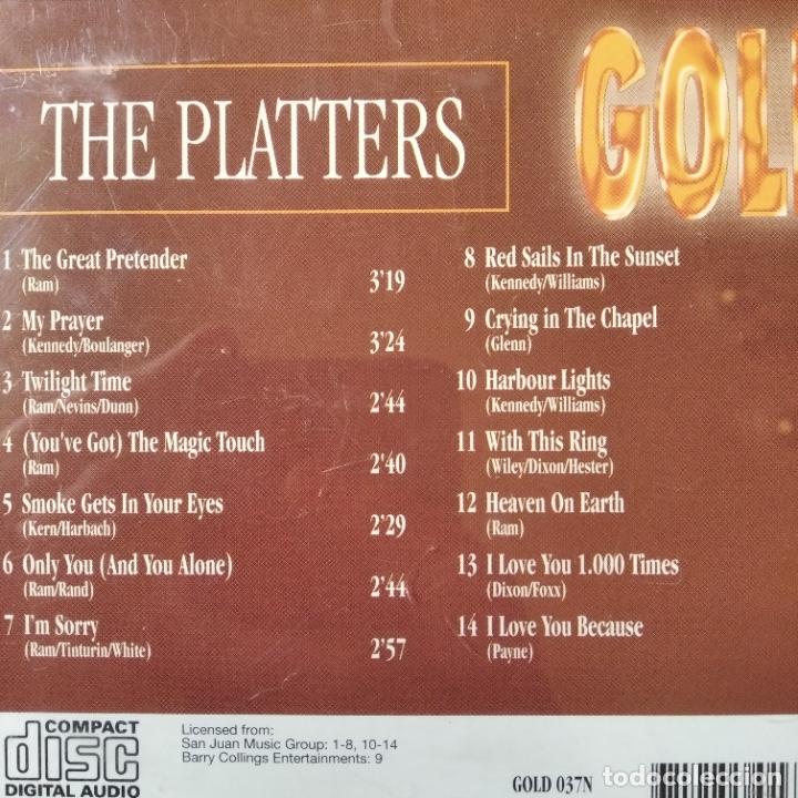 CDs de m&uacute;sica: THE PLATTERS - CD GOLD. - Foto 2