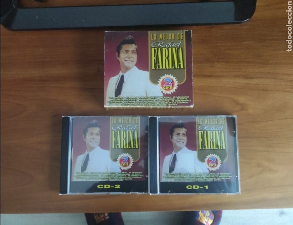 CDs de m&uacute;sica: Lo mejor de Rafael Farina 2 CDs - Foto 1