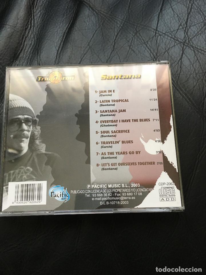CDs de m&uacute;sica: CD LOS QUE TRIUNFARON SANTANA - Foto 2