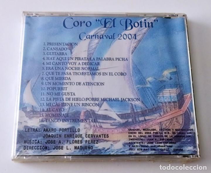 CDs de m&uacute;sica: CARNAVAL DE CADIZ 2004 - CD CORO EL BOT&Iacute;N - Foto 2
