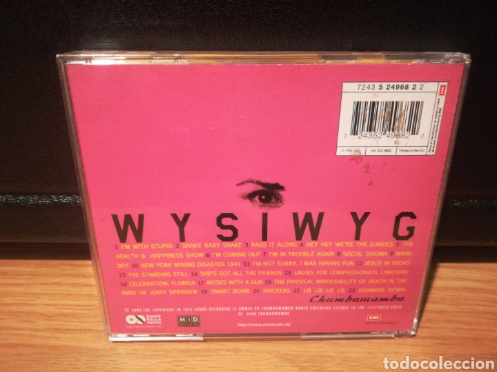 CDs de m&uacute;sica: CHUMBAWAMBA - wysiwyg - Foto 3