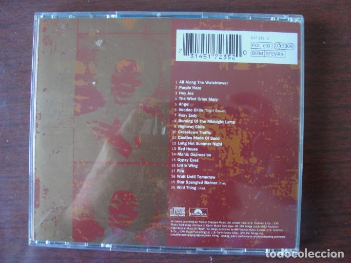 CDs de m&uacute;sica: cd JIMI HENDRIX the ultimate experience recopilatorio NUEVO - Foto 2