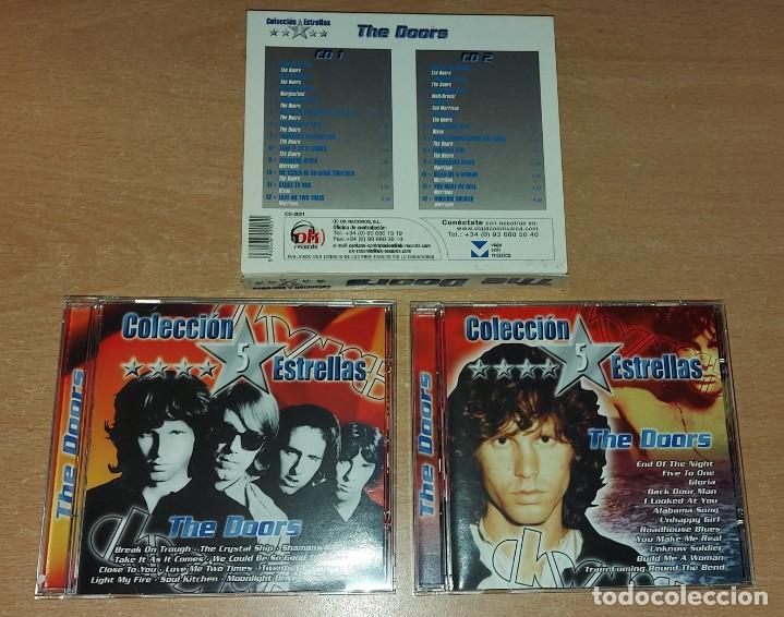 CDs de m&uacute;sica: 2 cd THE DOORS 5 ESTRELLAS OK RECORDS 2002 - Foto 2