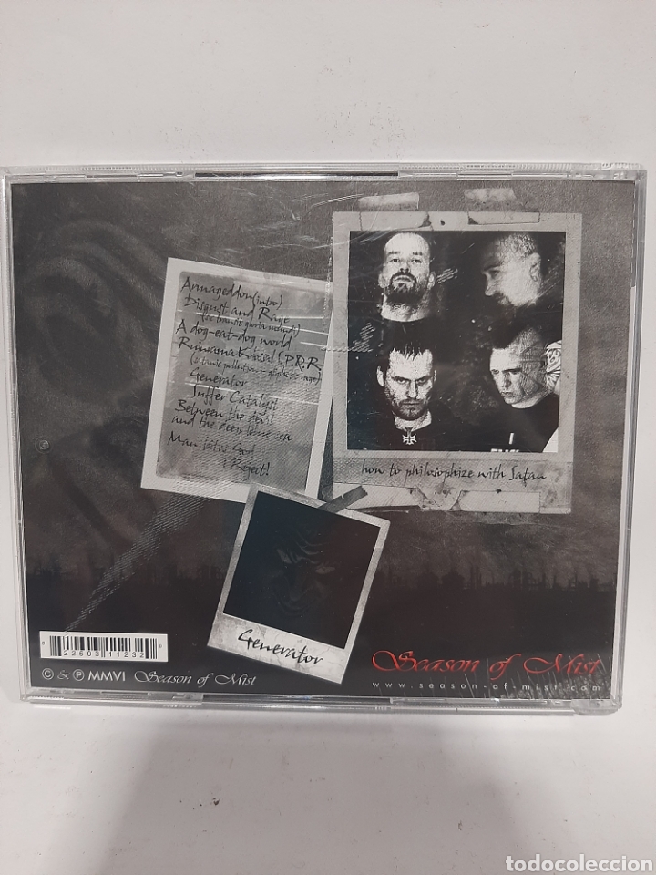 CDs de m&uacute;sica: SCD38 aborym generator CD SEGUNDA MANO - Foto 2