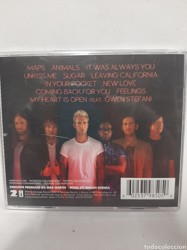 CDs de m&uacute;sica: SCD34 Maroon 5 CD SEGUNDA MANO - Foto 2