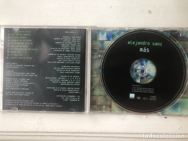 CDs de m&uacute;sica: Cd de alejsndro Sanz M&aacute;s - Foto 2