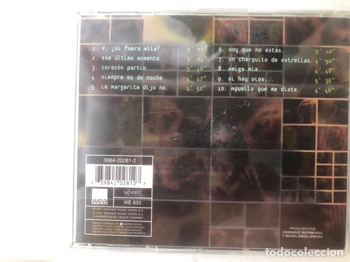 CDs de m&uacute;sica: Cd de alejsndro Sanz M&aacute;s - Foto 3