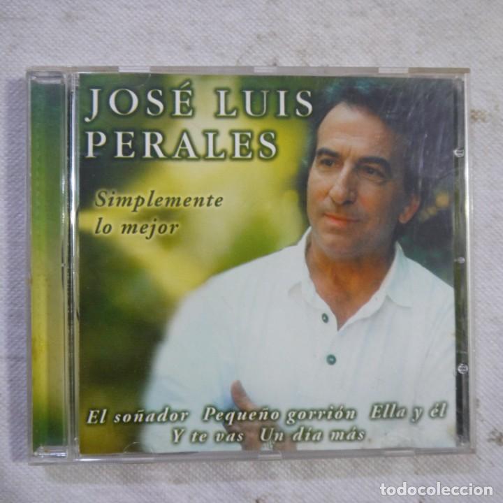 CDs de m&uacute;sica: JOS&Eacute; LUIS PERALES - SIMPLEMENTE LO MEJOR - CD 2001 - Foto 1