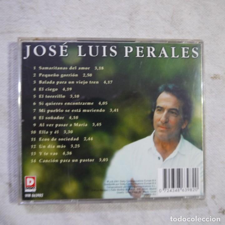 CDs de m&uacute;sica: JOS&Eacute; LUIS PERALES - SIMPLEMENTE LO MEJOR - CD 2001 - Foto 3
