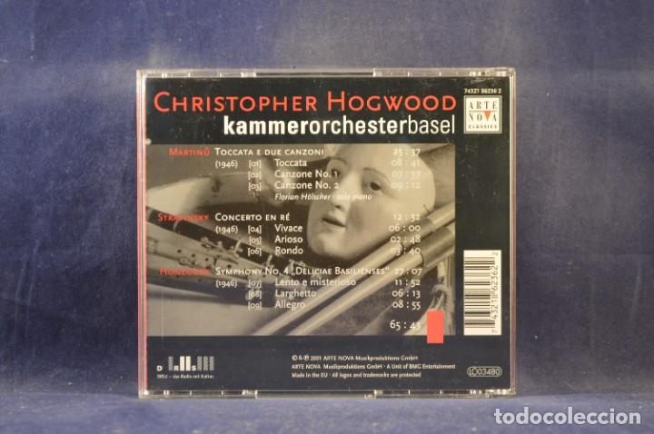 CDs de Música: MARTINU, STRAVINSKY, HONEGGER, KAMMERORCHESTER BASEL, HOGWOOD - KLASSIZITISCHE MODERNE VOLUME 1 - CD - Foto 2 - 293793263