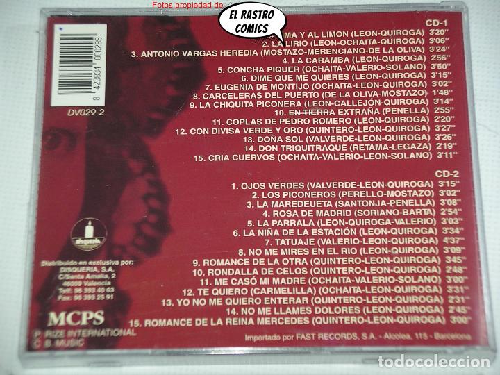CDs de m&uacute;sica: Conchita Piquer, 30 &Eacute;xitos, doble, 2 CD - Foto 2