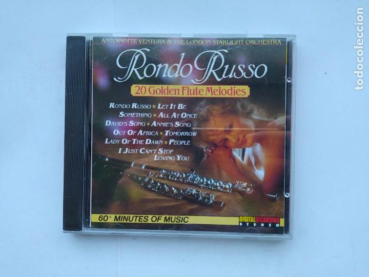 CD di Musica: RONDO RUSSO. 20 GOLDEN FLUTE MELODIES. CD. TDKCD126