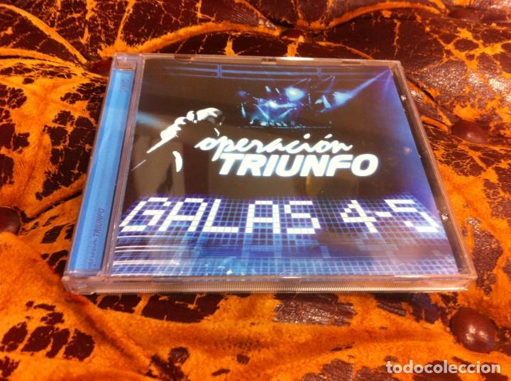 CDs de m&uacute;sica: CD. OPERACI&Oacute;N TRIUNFO. GALAS 4-5 - Foto 1