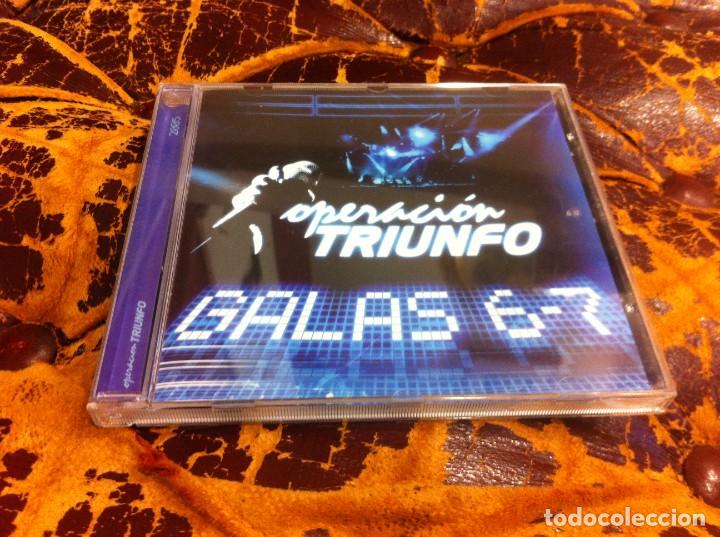 CDs de m&uacute;sica: CD. OPERACI&Oacute;N TRIUNFO. GALAS 6-7 - Foto 1