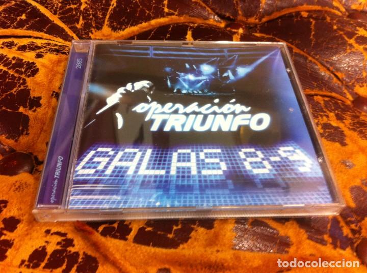 CDs de m&uacute;sica: CD. OPERACI&Oacute;N TRIUNFO. GALAS 8-9 - Foto 1
