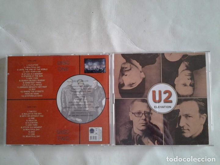 CDs de m&uacute;sica: U2 ELEVATION 2XCD.LIVE USA 2001/UNIVERSAL STUDIO 2000. - Foto 1