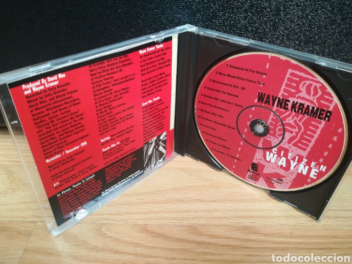 CDs de m&uacute;sica: WAYNE KRAMER - citizen Wayne - Foto 2