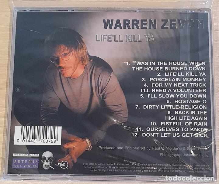 CDs de m&uacute;sica: Warren Zevon - Lifell Kill Ya CD - Foto 2
