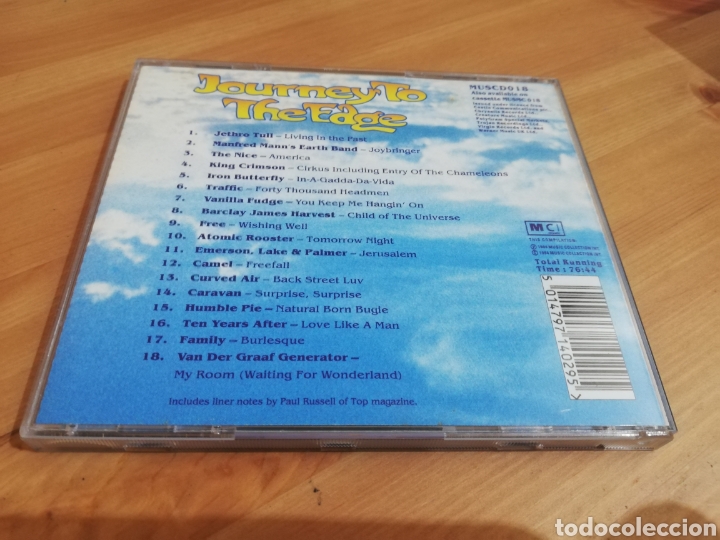 CDs de m&uacute;sica: JOURNEY TO THE EDGE. PROGRESSIVE ROCK CLASSICS (CD) - Foto 3