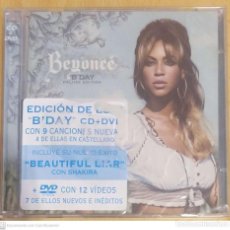 CDs de Música: BEYONCE (B'DAY) CD + DVD 2007 DELUXE EDITION - SHAKIRA, ALEJANDRO FERNANDEZ, JAY-Z * PRECINTADO. Lote 294147908