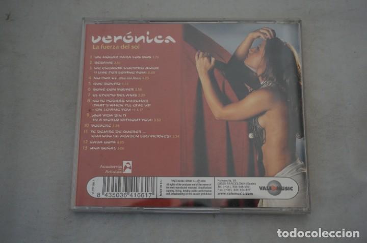 CDs de m&uacute;sica: CD - VERONICA - LA FUERZA DEL SOL - Foto 3