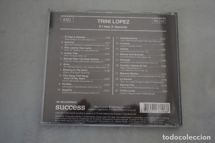 CDs de m&uacute;sica: CD- TRINI LOPEZ - IF I HAD A HAMMER - Foto 3
