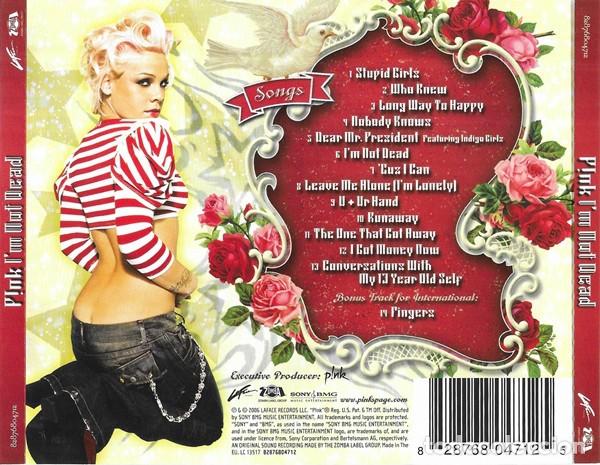 CDs de m&uacute;sica: P!NK - Im Not Dead - CD + DVD - Foto 2
