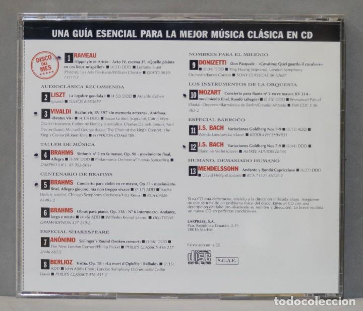 CDs de m&uacute;sica: CD. LO MEJOR DE BRAHMS - Foto 2