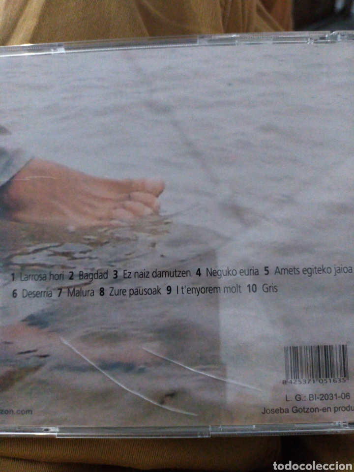 CDs de m&uacute;sica: JOSEBA GOTZON GRIS CD - Foto 2