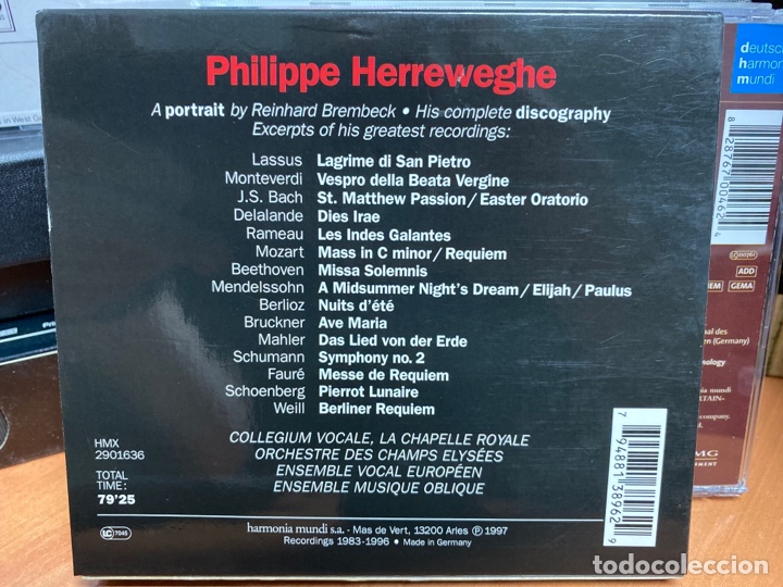 CDs de m&uacute;sica: Philippe Herreweghe - Portrait (CD, Comp) - Foto 2