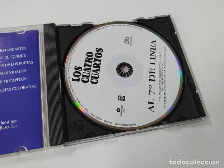 CDs de m&uacute;sica: Los Cuatro Cuartos &lrm;&ndash; Al 7&deg; De L&iacute;nea. CD. TDKCD136 - Foto 2