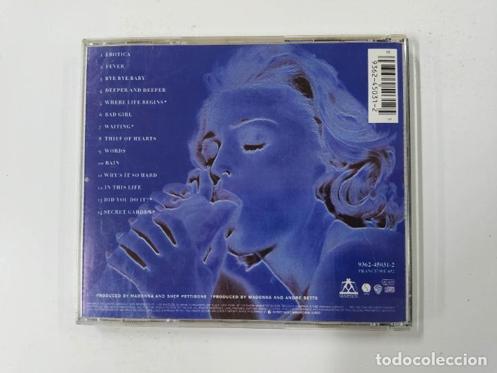 CDs de m&uacute;sica: EROTICA MADONNA. CD. TDKCD137 - Foto 3