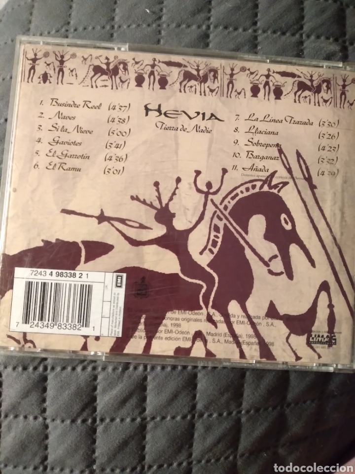 CDs de m&uacute;sica: Cd HEVIA &rdquo;TIERRA DE NADIE&rdquo; - Foto 2
