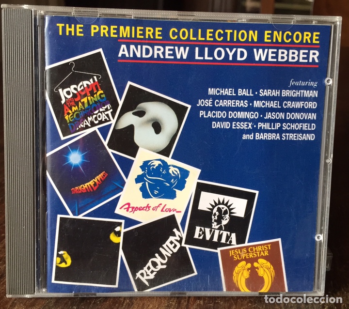 CDs de m&uacute;sica: CD The Premiere collection encore Andrew Lloyd Webber - Foto 1