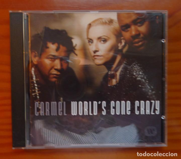 CDs de m&uacute;sica: CARMEL / WORLDS GONE CRAZY / 1995 / CD - Foto 1