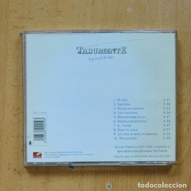 CDs de m&uacute;sica: TABURIENTE - BAJO LA PIEL DEL AGUA - CD - Foto 2