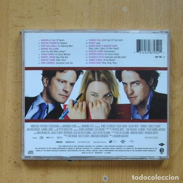 CDs de m&uacute;sica: VARIOS - BRIDGET JONES DUARY - CD - Foto 2