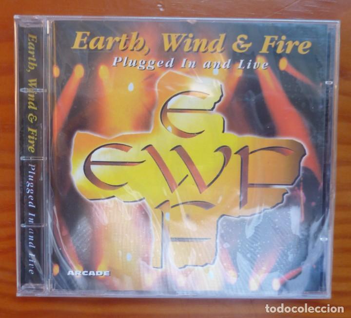 CDs de m&uacute;sica: EARTH,WIND & FIRE / PLUGGED IN AND LIVE / 1995 / CD / PRECINTADO - Foto 1