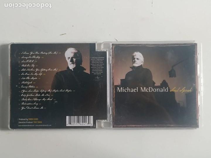 CDs de m&uacute;sica: CD MICHAEL McDONALD SOUL SPEAK - Foto 1