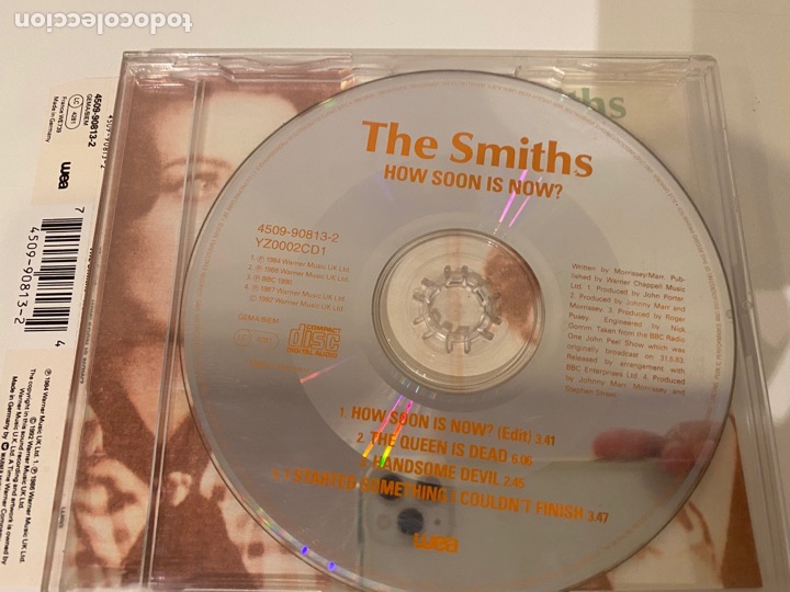 CDs de m&uacute;sica: The Smiths Cd single How soon is now - Foto 2